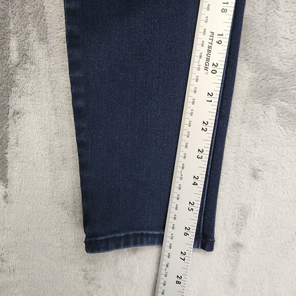 Gloria Vanderbilt Jeans Womens 6 SHORT Dark Blue Alexandra Skinny Stretch Denim - Picture 9 of 10